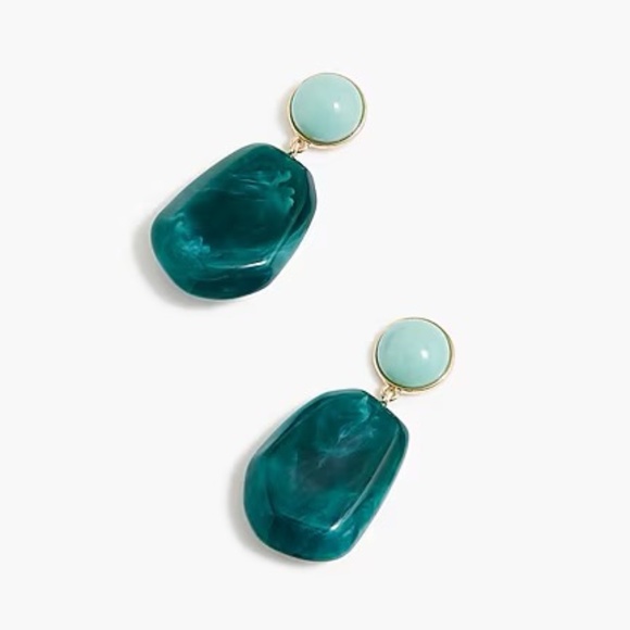 J.Crew Statement Stone Drop Earrings - Picture 1 of 4